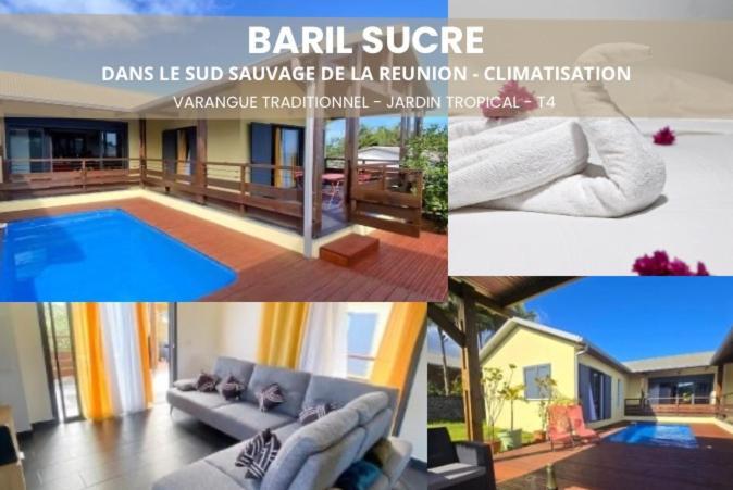 Baril Sucre - Piscine- Jardin - By Sister Home Сен-Филип Екстериор снимка